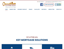 Tablet Screenshot of keymortgagesolutions.com.au